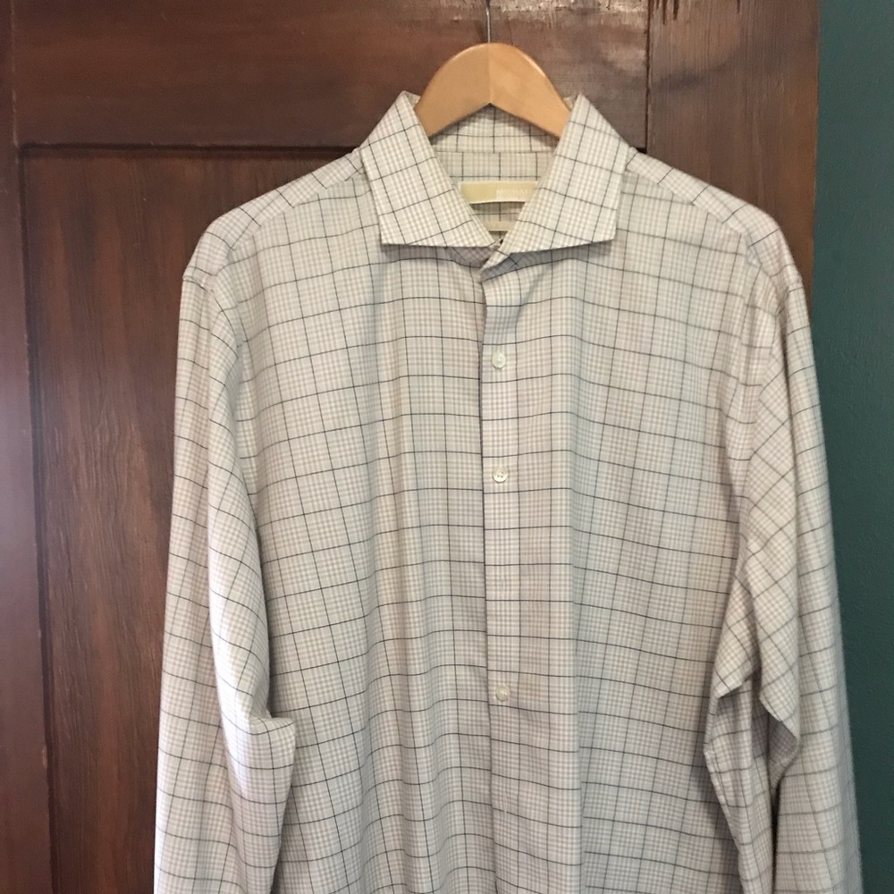 Michael Kors men’s long sleeve colar shirt